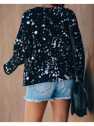 Sweatshirt in Schwarz