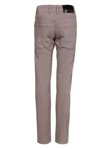 Dżinsy - Slim fit - w kolorze beżowym