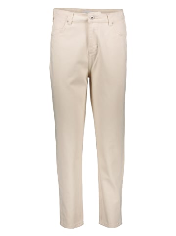 Dżinsy "Charlotte" - Tapered fit - w kolorze kremowym