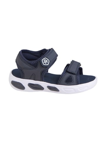 Sandalen in Dunkelblau/ Weiß