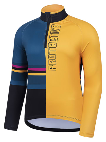 Funktionsshirt "Wild Thing" in Blau/ Gelb