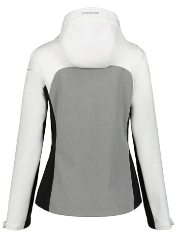 Softshelljacke "Broadus" in Grau/ Weiß/ Schwarz