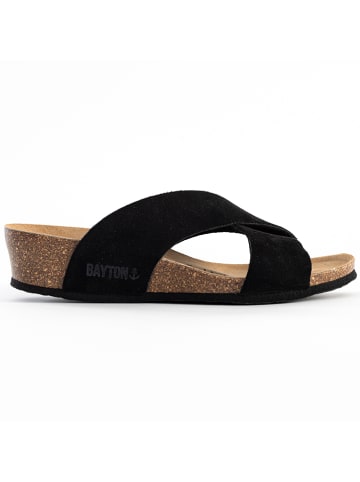 Keilpantoletten "Marta" in Schwarz