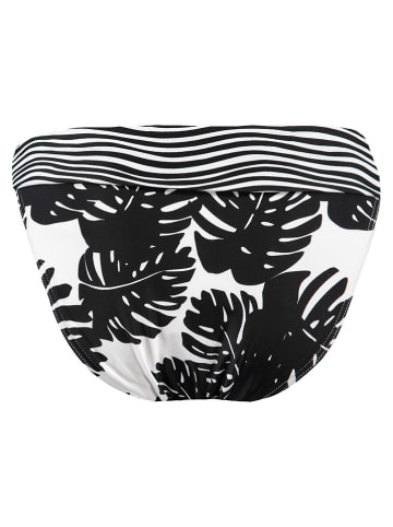 Bikinislip "Banksia" zwart/wit