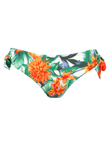 Figi bikini "Ruruthu" w kolorze zielono-pomarańczowym