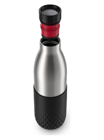 Bidon termiczny "Bludrop" w kolorze czarnym - 700 ml