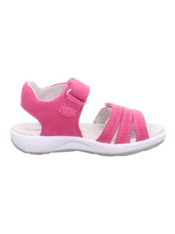 Leder-Sandalen  in Pink