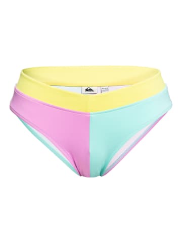 Figi bikini "Color Block" w kolorze różowo-turkusowym