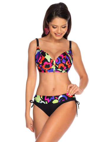 Bikini w kolorze czarnym ze wzorem