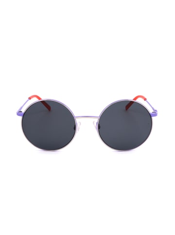 Damen-Sonnenbrille in Blau-Rot/ Dunkelblau
