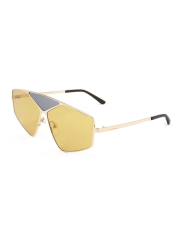 Unisex-Sonnenbrille in Gold/ Gelb