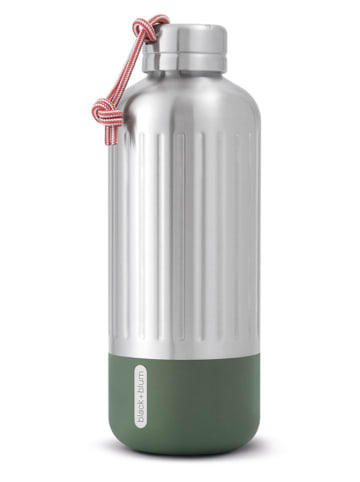 Isolierflasche "Explorer" in Silber/ Grün - 850 ml