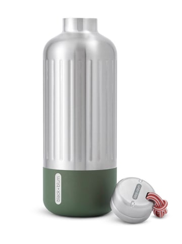 Isolierflasche "Explorer" in Silber/ Grün - 850 ml