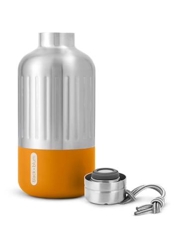 Isolierflasche "Explorer" in Silber/ Orange - 650 ml