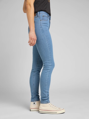 Dżinsy "Scarlett" - Skinny fit - w kolorze błękitnym