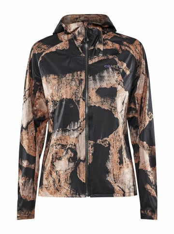 Funktionsjacke in Orange/ Schwarz