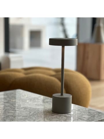 Lampa zewnętrzna LED "Roby" w kolorze szarym - wys. 30 x Ø 12 cm