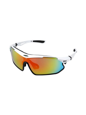 Unisex-Sportbrille "Sunray" in Weiß/ Rot