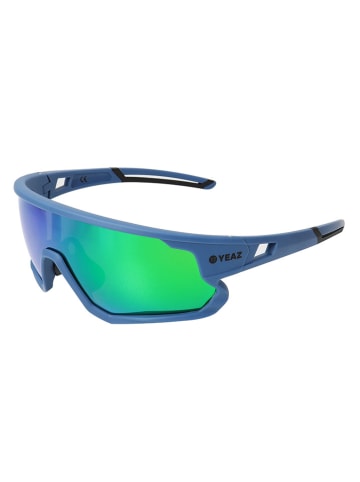 Unisex-Sportbrille "Sunrise" in Blau/ Grün