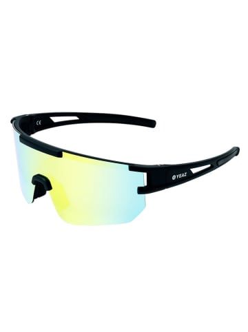 Unisex-Sportbrille "Sunspark" in Schwarz/ Gelb