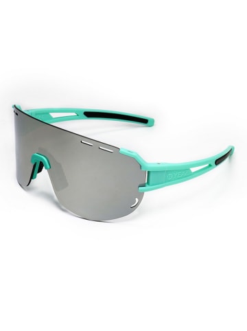 Unisex-Sportbrille "Sunglow" in Mint/ Grau