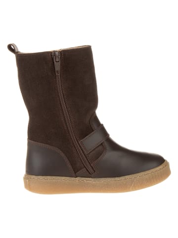 Leren winterlaarzen bruin