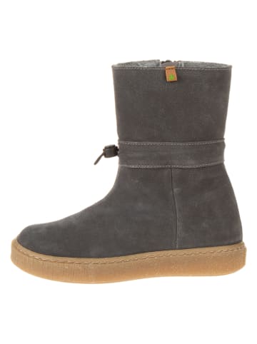 Leren winterlaarzen grijs