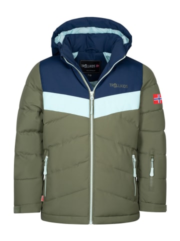 Kurtka zimowa "Gryllefjord" w kolorze khaki