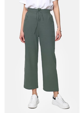 Linnen broek kaki