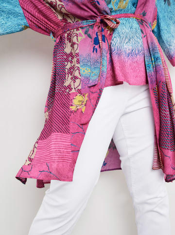 Vest roze/turquoise