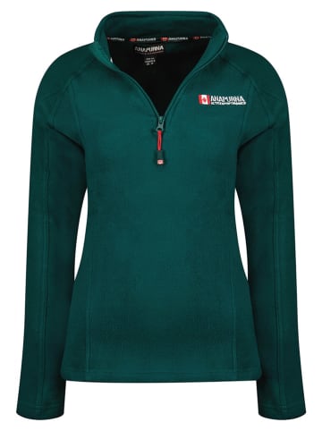 Fleecepullover "Tonneau" in Grün