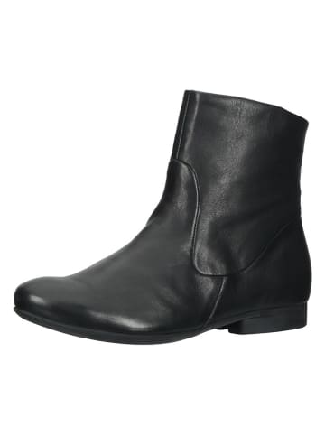 Leder-Boots in Schwarz