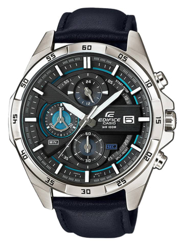 Quarzuhr  "Casio Edifice" in Schwarz/ Silber