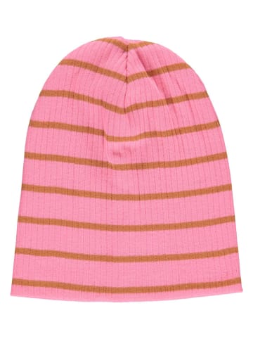 2er-Set: Beanies in Pink/ Hellbraun