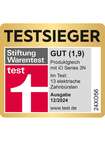 Elektr. Zahnbürste "iO Series 3" in Schwarz
