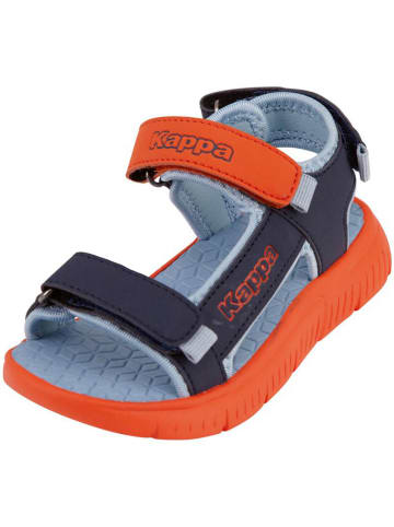 Sandalen "Kana" in Dunkelblau/ Orange