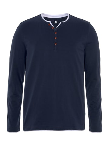 Longsleeve in Dunkelblau