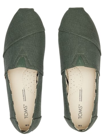 Slippersy w kolorze khaki