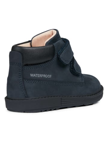 Leren boots "Hynde" donkerblauw