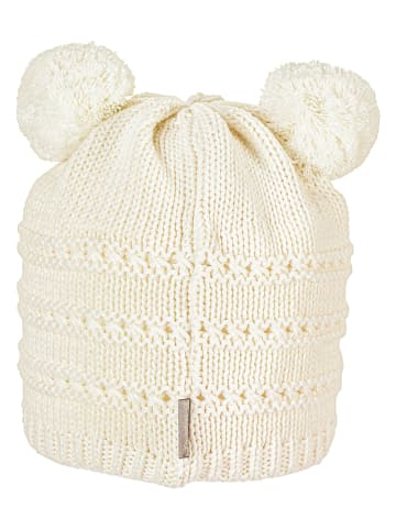 Strickmütze in Creme
