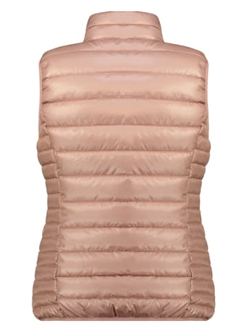 Doorgestikte bodywarmer "Annemai" beige