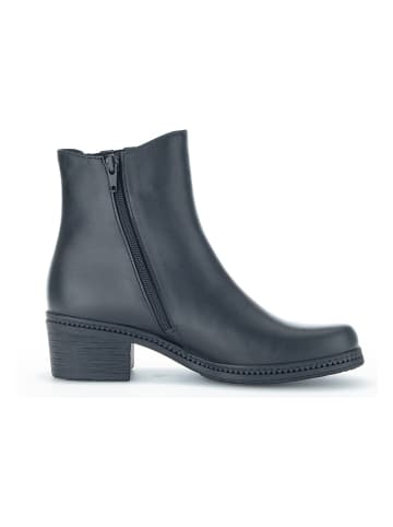 Leder-Boots in Schwarz