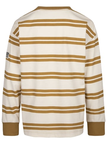 Longsleeve in Beige/ Hellbraun