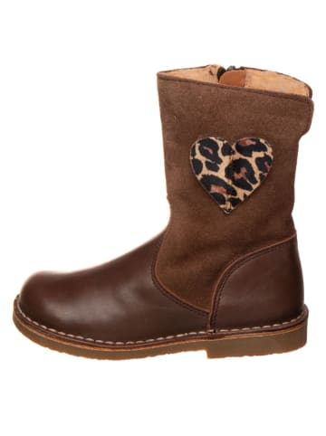 Leren laarzen bruin