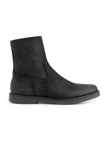 Leder-Boots "Pordic" in Schwarz