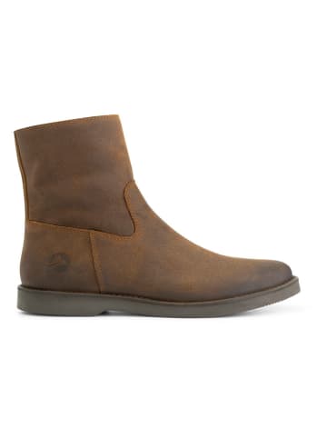 Leder-Boots "Pordic" in Hellbraun