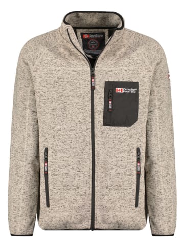 Fleece vest "Titleak" beige