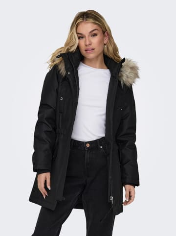 Parka w kolorze czarnym