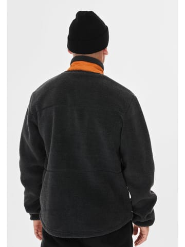 Fleecejacke "La Grave" in Anthrazit/ Orange