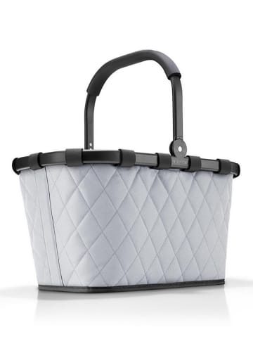 Boodschappenmand grijs - (B)48 x (H)29 x (D)28 cm